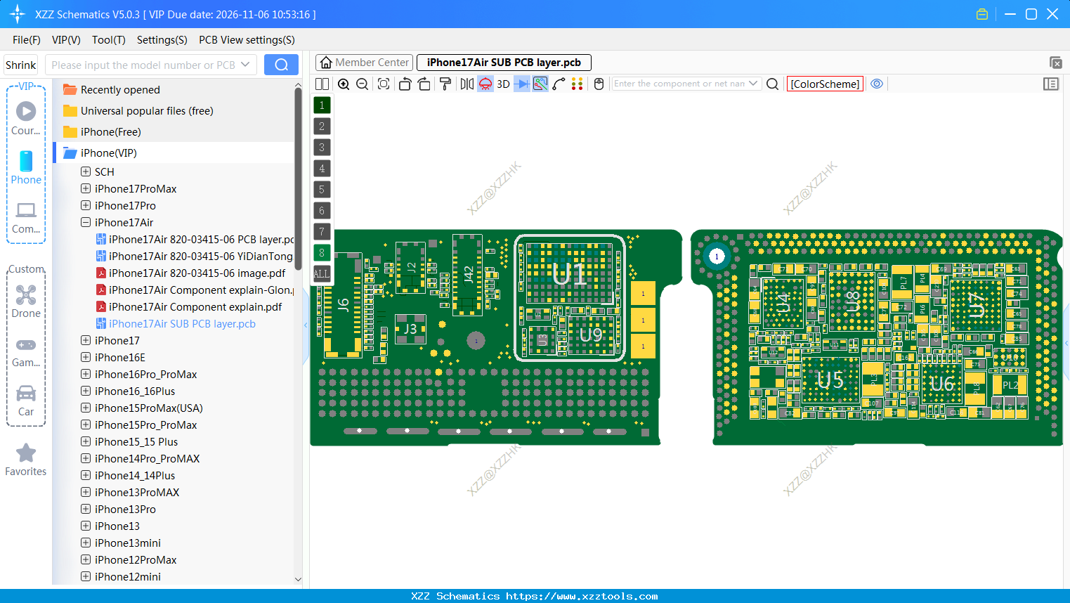 IPhone17Air SUB PCB Layer